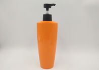 Oval Orange PET Nhựa Chai Mỹ phẩm Chai Lotion Xà phòng Bóng Bề mặt