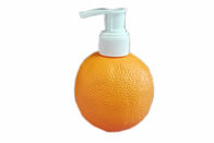 Chai mỹ phẩm nhựa 250ml màu cam cho kem dưỡng da Hình dạng trái cây chăm sóc trẻ em