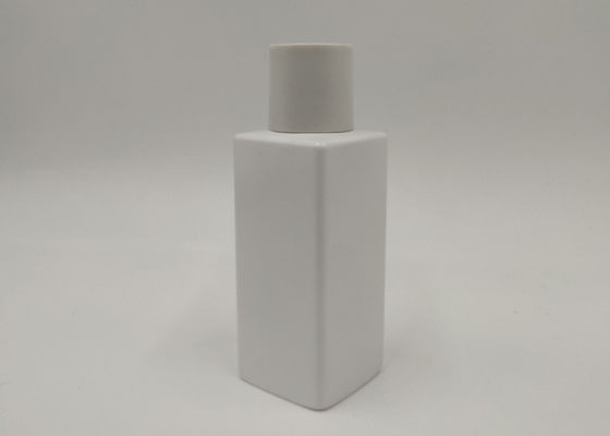 100ml màu trắng mỹ phẩm PET nhựa chăm sóc da chai có nắp vặn