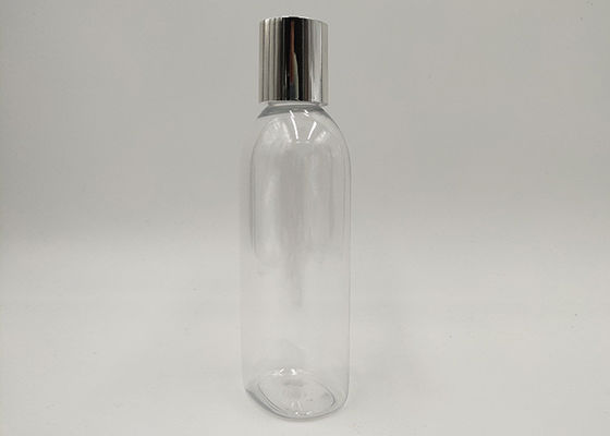 Chai mỹ phẩm tròn Boston Custom, chai nhựa trong suốt 100ml OEM 200ml