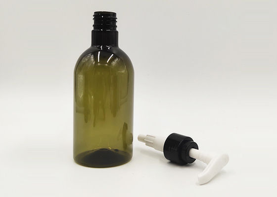300ml Chai mỹ phẩm tùy chỉnh Green Clear Plastic