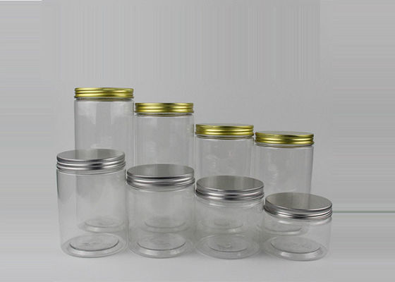 Hũ nhựa đựng trà 64mm 250ml với nắp vặn nhôm