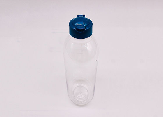 Hình dạng phẳng Chai bao bì nhựa PET 400ml với nắp lật