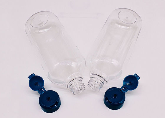 Hình dạng phẳng Chai bao bì nhựa PET 400ml với nắp lật