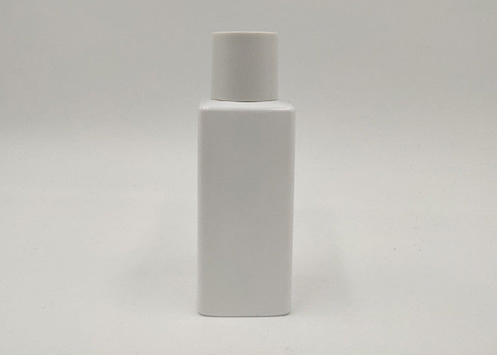 100ml màu trắng mỹ phẩm PET nhựa chăm sóc da chai có nắp vặn