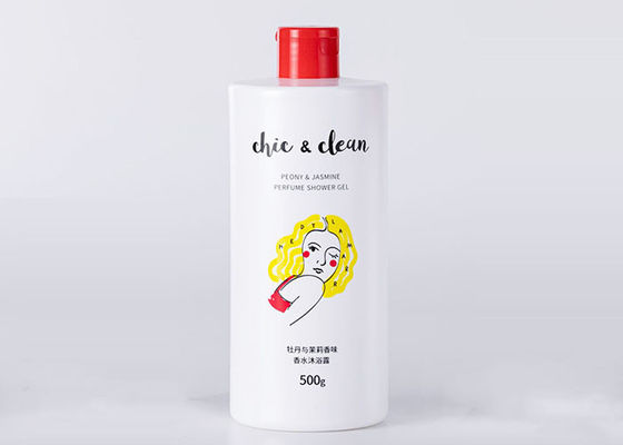 Nước rửa tay 500ml Chai nhựa mỹ phẩm trắng trong có bơm